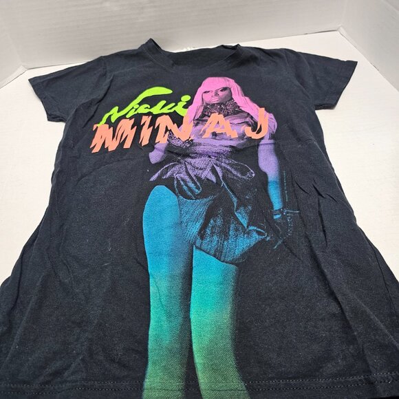 Nicki Minaj Music Star Cotton Black Women Teen Neon Colors T Tee Shirt L Large - Picture 11 of 11